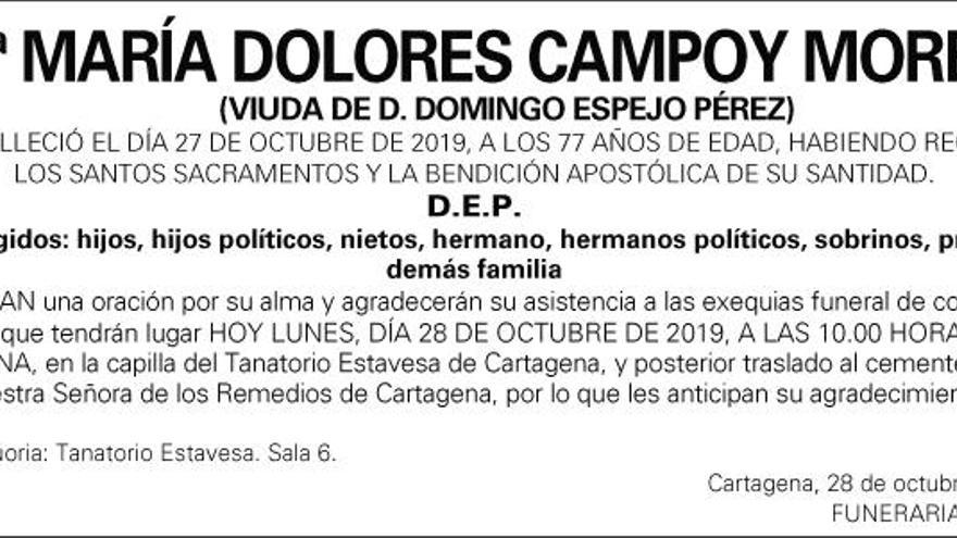 Dª María Dolores Campoy Moreno