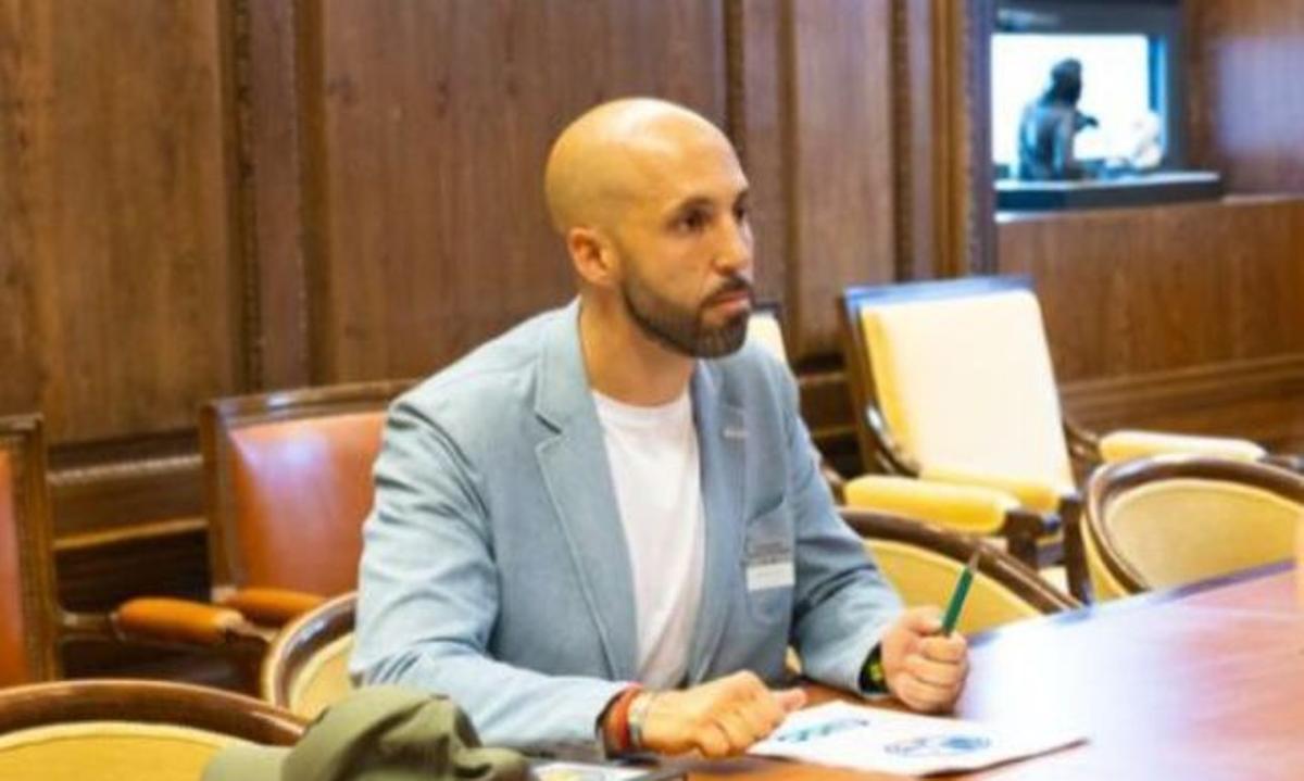 El portavoz de la AUGC, Diego Madrazo.