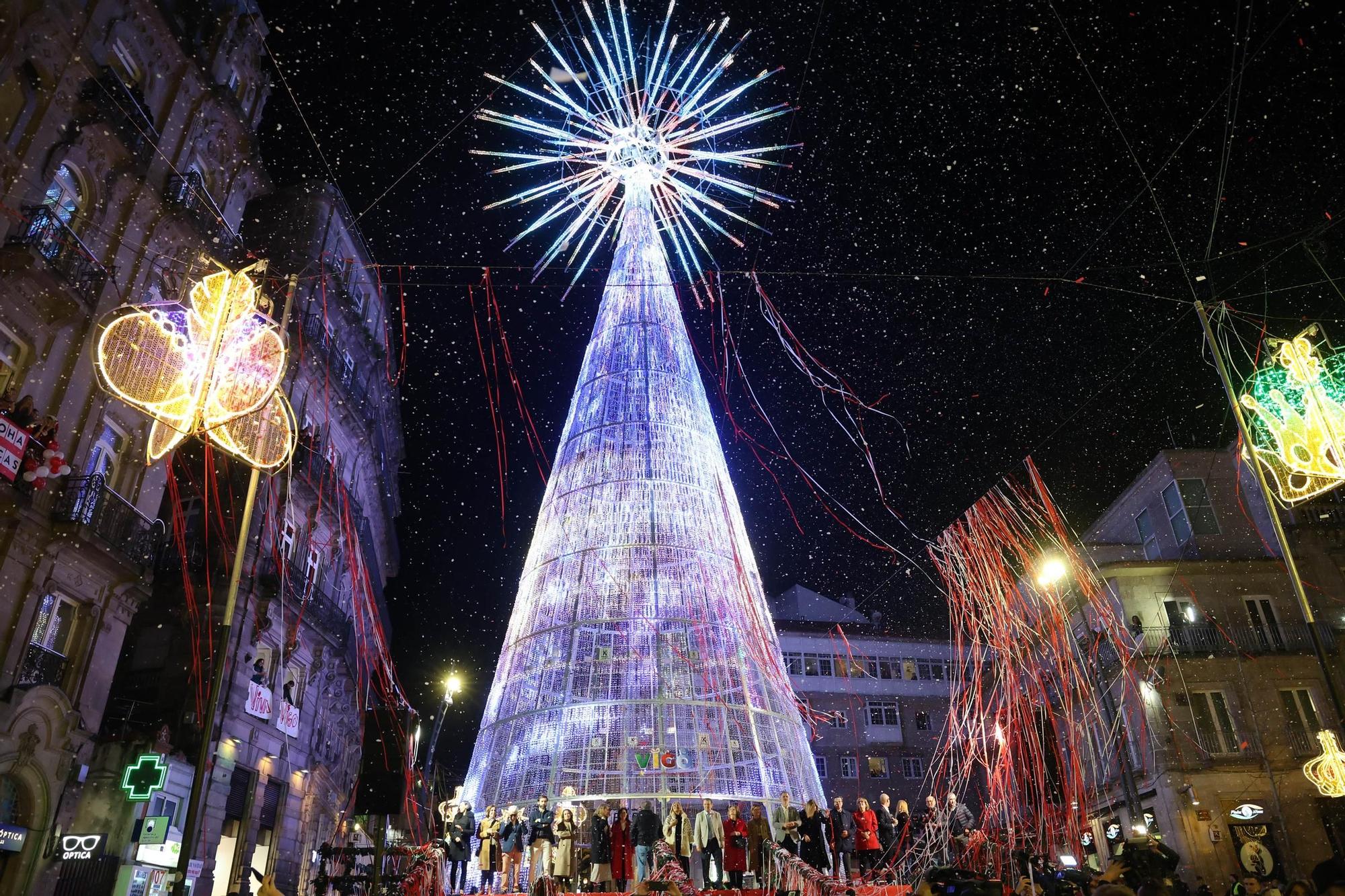 La Navidad de Vigo ya deslumbra al mundo