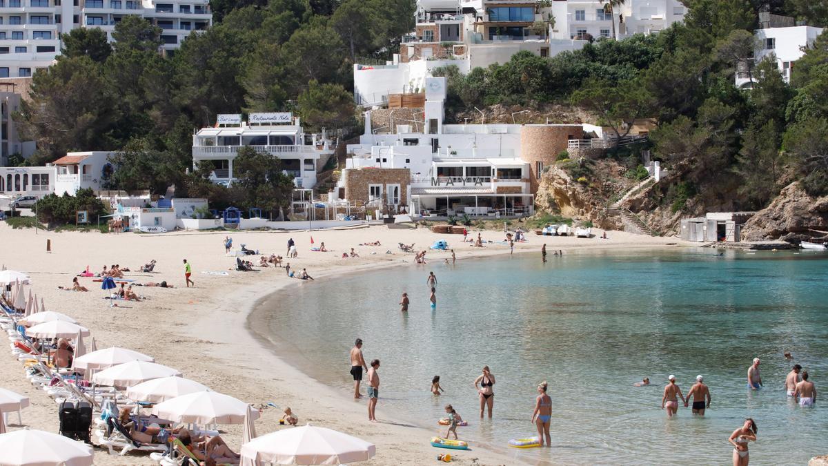 Una de las playas de la isla.