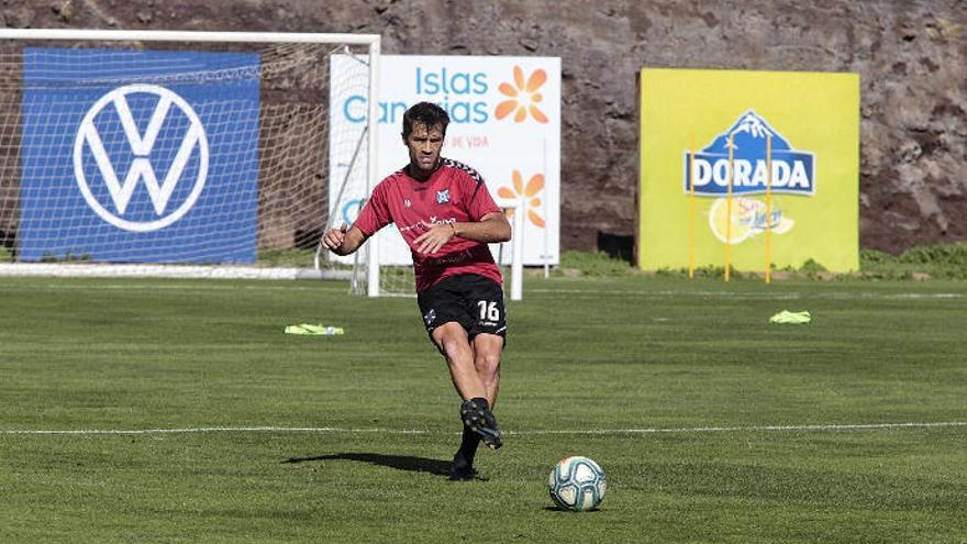 Aitor Sanz durante un entrenamiento.