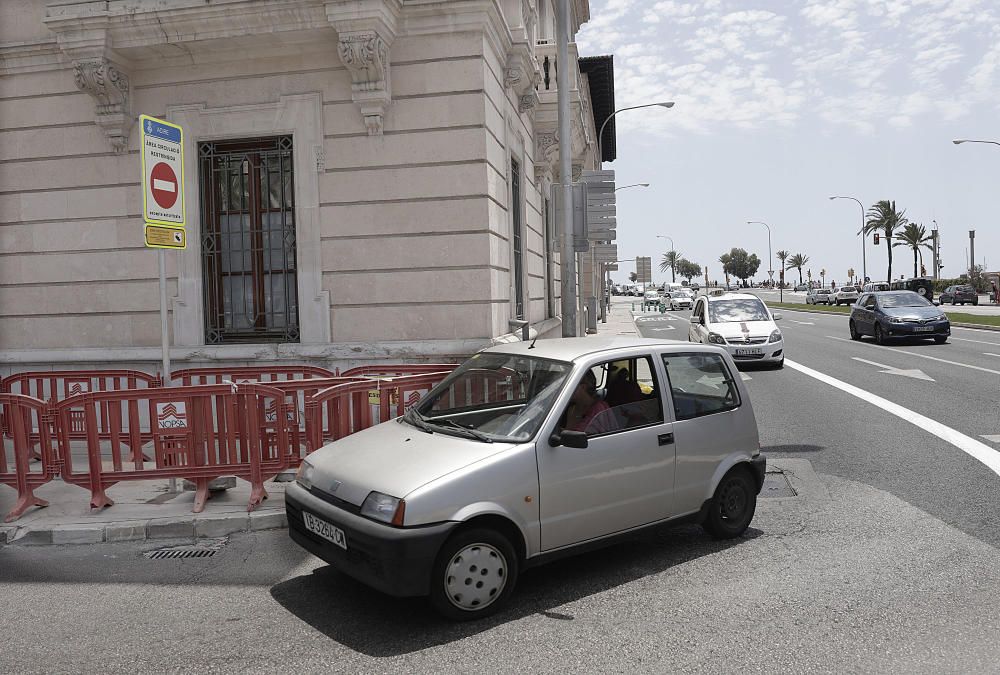 Primer día del cierre del giro en Antoni Maura