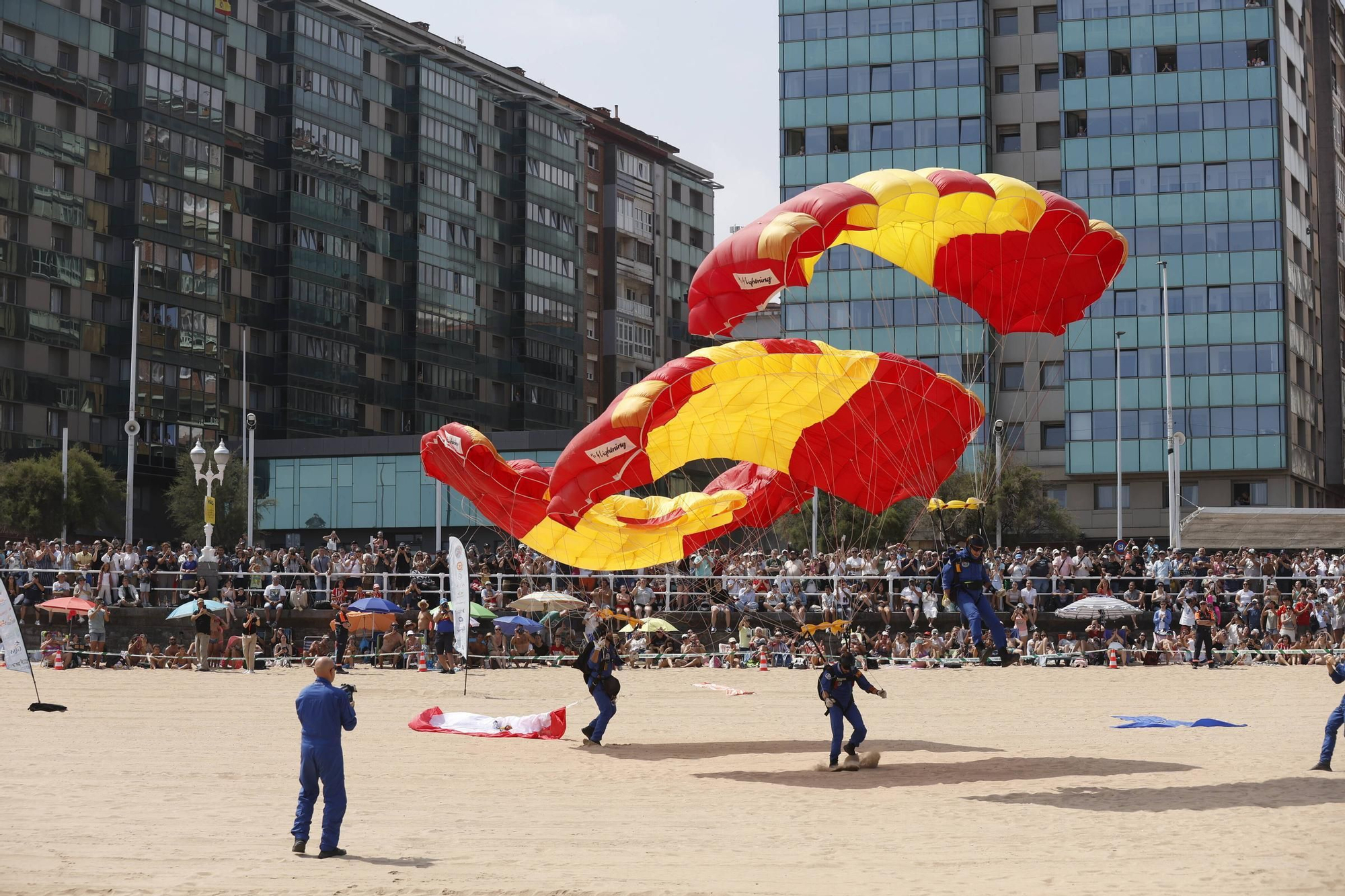 El espectacular y multitudinario Festival Aéreo de Gijón, en imágenes