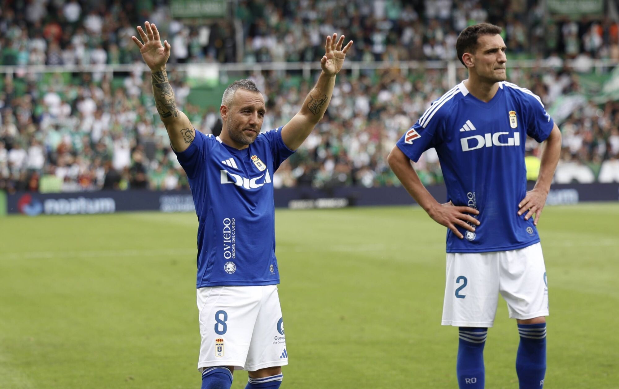 Así fue el partido entre el Real Oviedo y el Racing de Santander