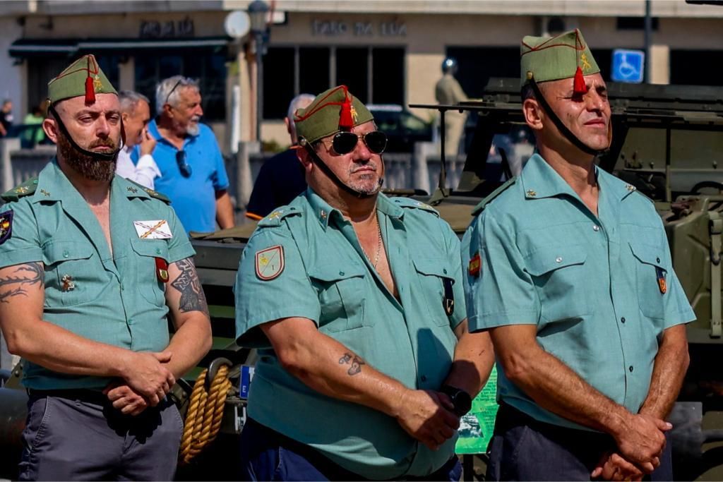 Veteranos legionarios de Galicia se reencuentran de nuevo en Vilanova