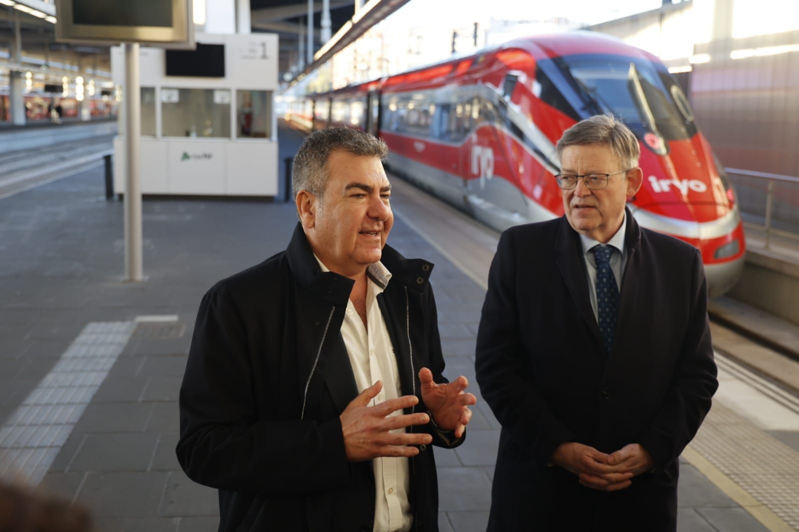 Llega el primer Iryo a València