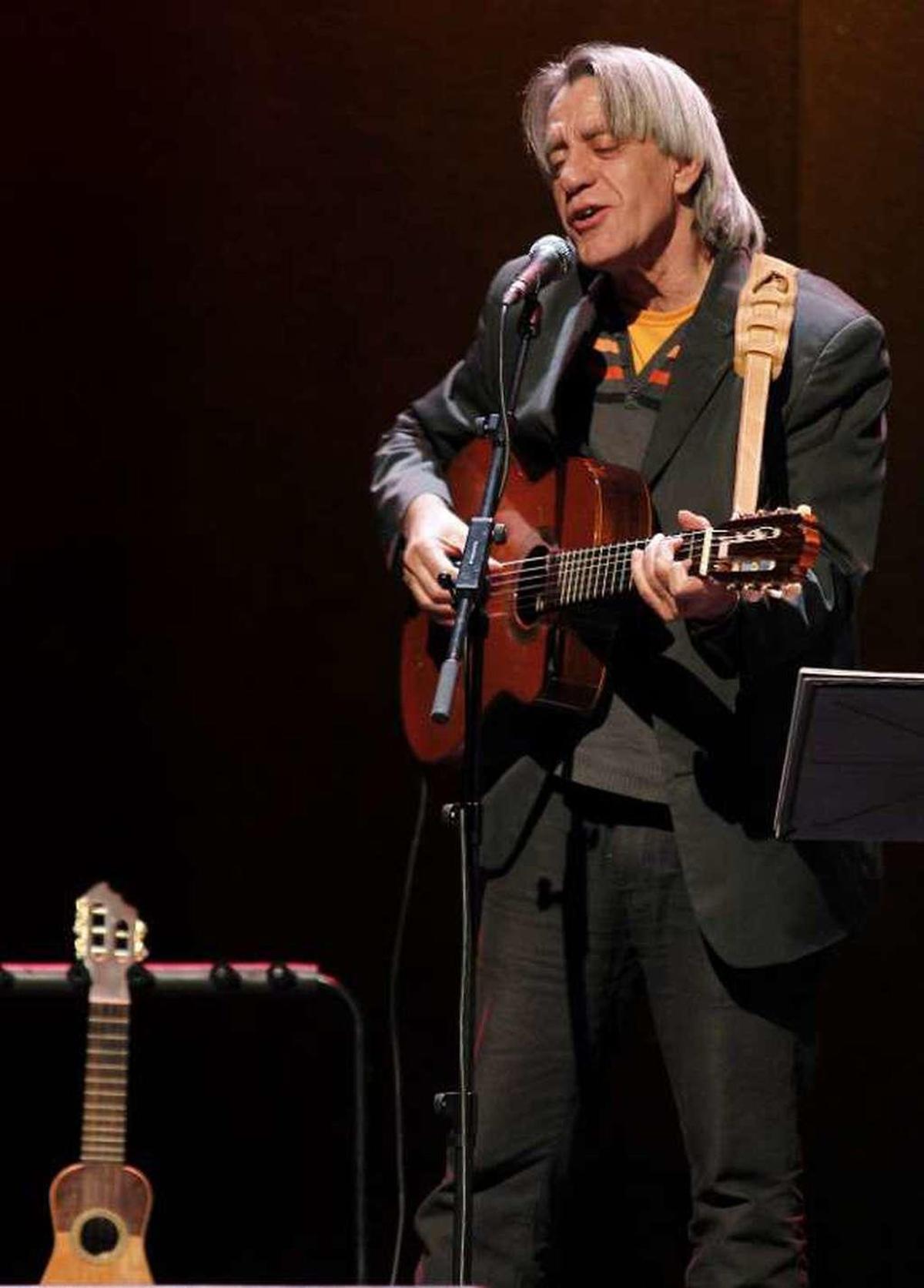 Luis Pastor, durante un concierto en el Filarmónica.