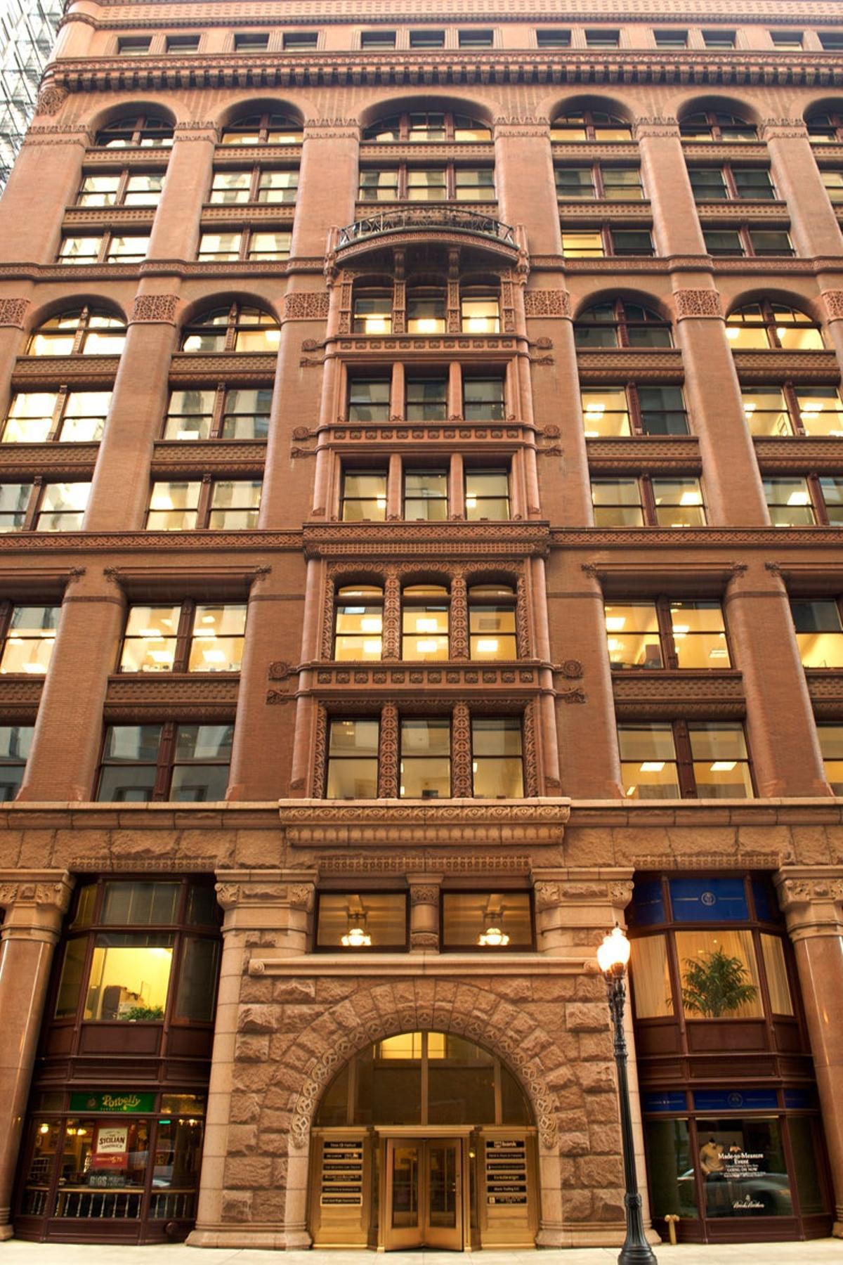 The Rookery building in Chicago