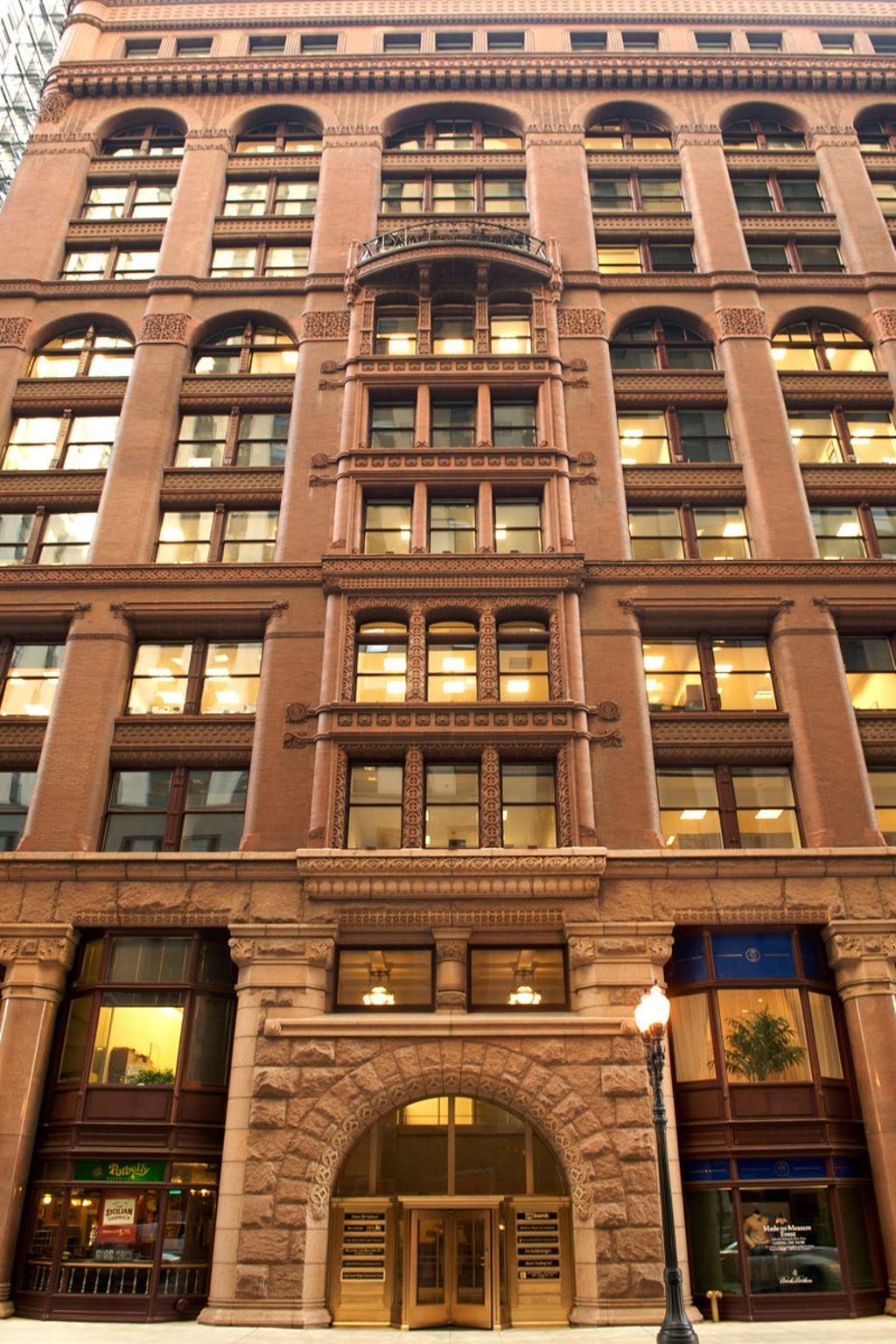 The Rookery building in Chicago