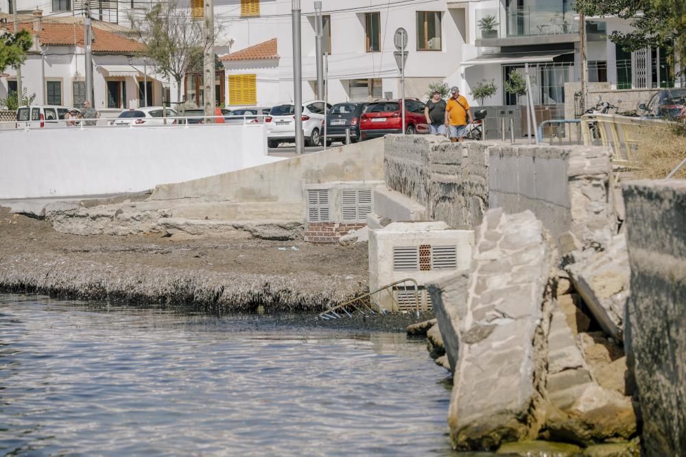 El Ayuntamiento arreglará el paseo de Cala Gamba tras cuatro años de parálisis de Costas