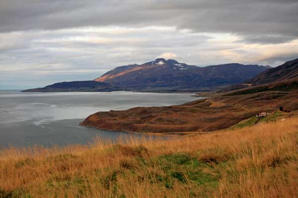 Fiordo Eyjafoerdur, en Islandia. Fiordo Eyjafoerdur, en Islandia.