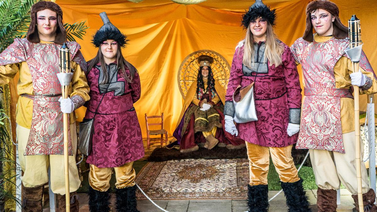 Una imatge d'arxiu del campament reial de Salt.