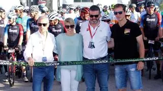 La XVI Ruta Cicloturista Jamón de Monesterio bate récord con la participación de 230 ciclistas