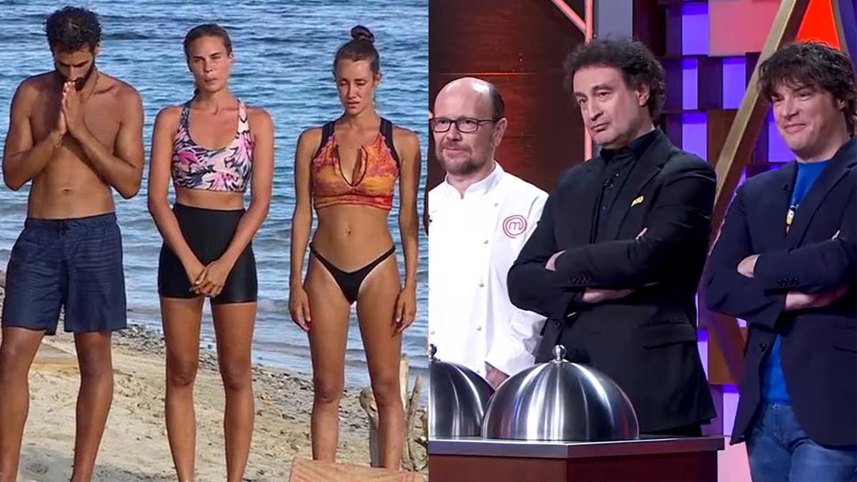 'Supervivientes' y 'Hermanos' se reparten la noche, 'Masterchef' no alcanza el doble dígito y 'Código 10' llega discreto