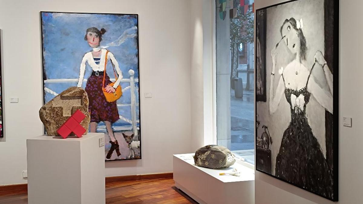 La exposición de Iván Quesada y Mico Rabuñal.