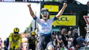 Emma Jorgensen, del Movistar, se impone en la sexta etapa del Tour Femmes.