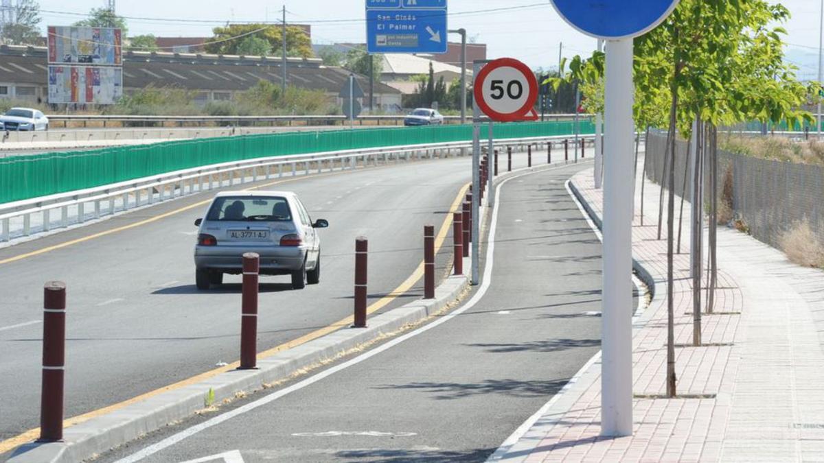 Tramo de la Costera Sur a la altura de El Palmar  | JUAN CABALLERO