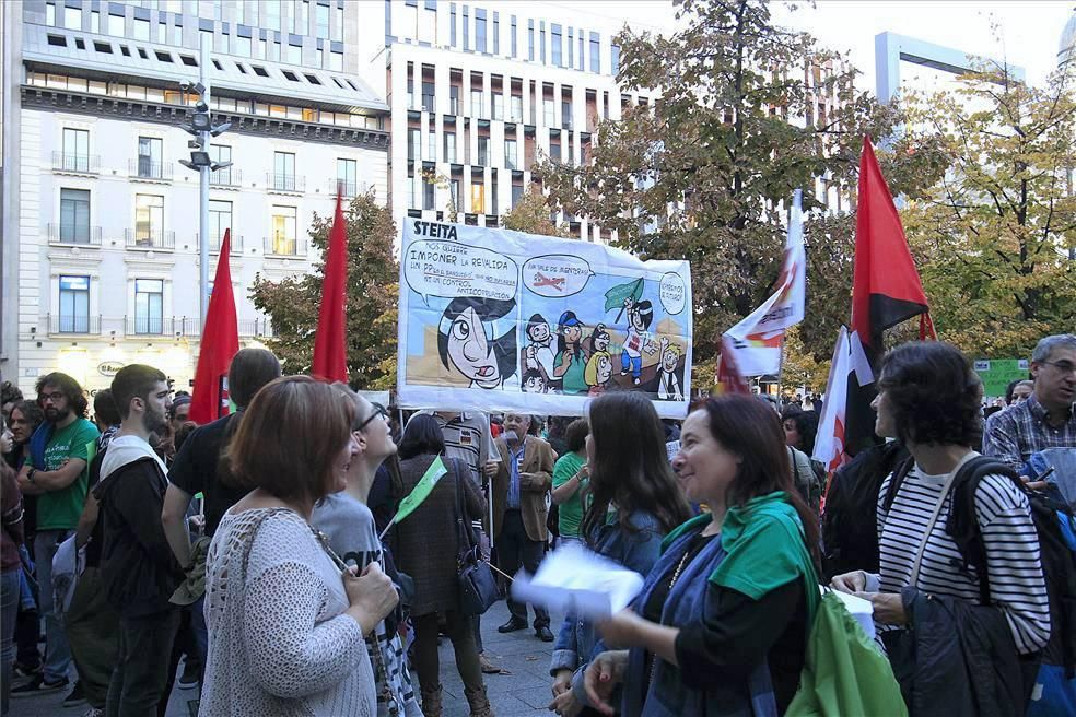 Manifestación contra la Lomce en Zaragoza