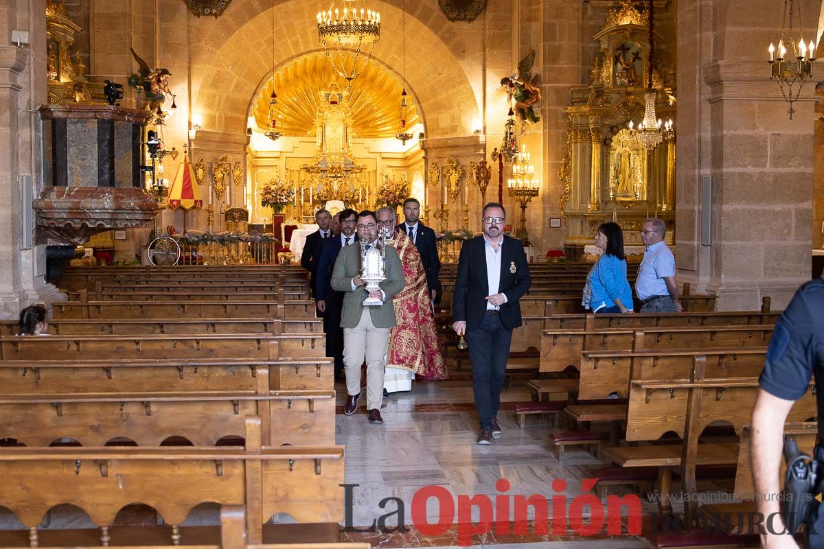 Visita de la Vera Cruz a las pedanías de Caravaca y Moratalla