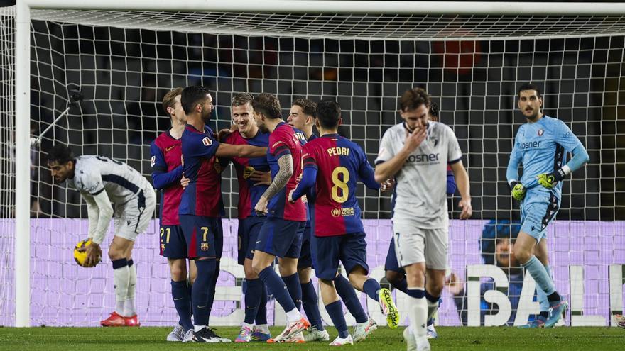 Resumen, goles y highlights del FC Barcelona 3 - 0 Osasuna de la ...