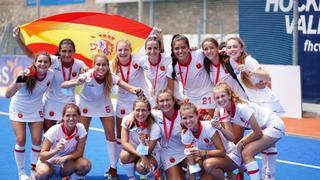 Plata y bronce de España en la despedida del Eurohockey sub'18 en València