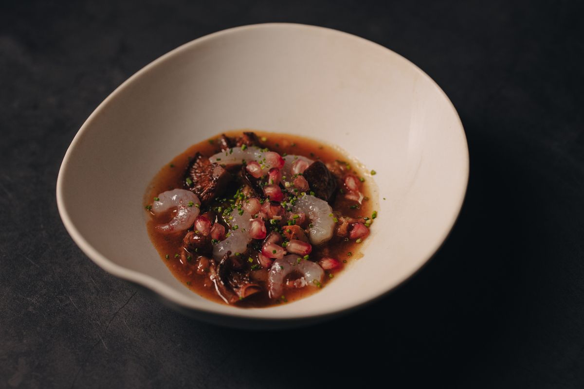 Así es y esto se come en el restaurante Open de Alicante