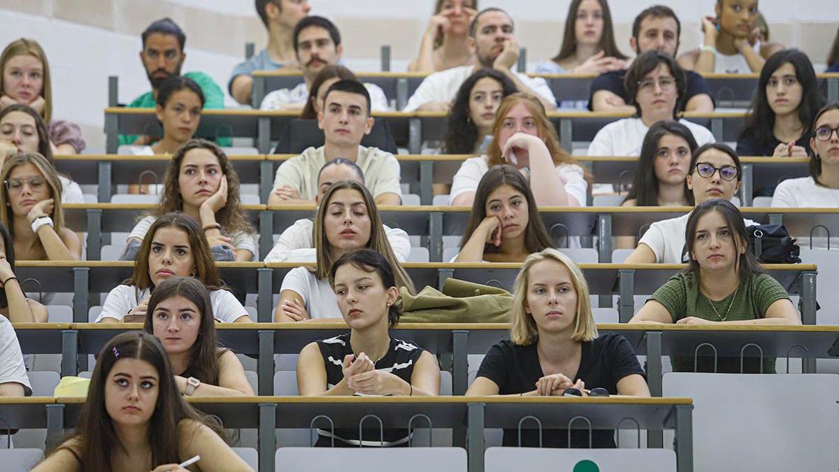 Una clase de la Universidad de Córdoba.