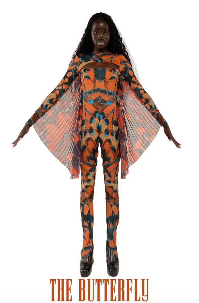 Disfraz de mariposa, de Zara