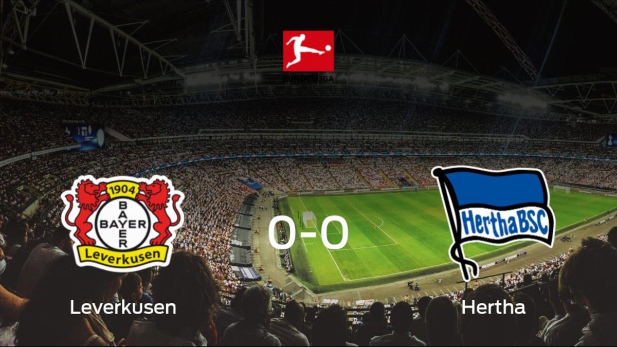 El Bayern Leverkusen y el Hertha BSC se reparten los puntos en un partido sin goles (0-0)