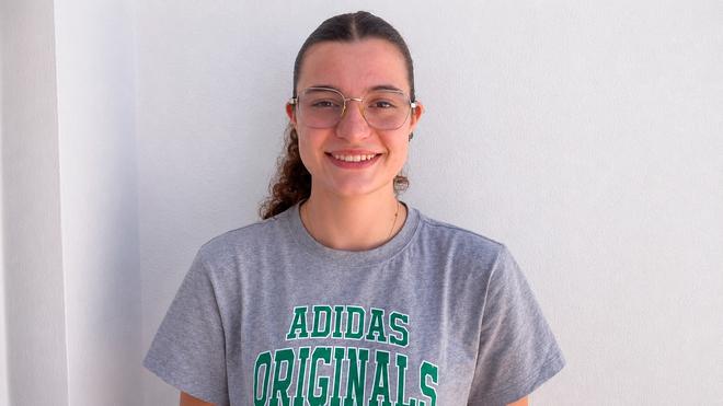 La estudiante Berta Garcia