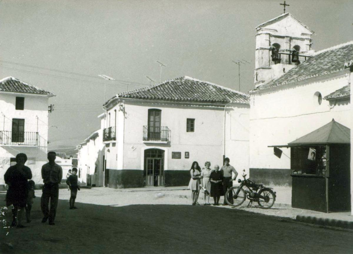 El pueblo de Peñarrubia, poco antes de su desaparición.