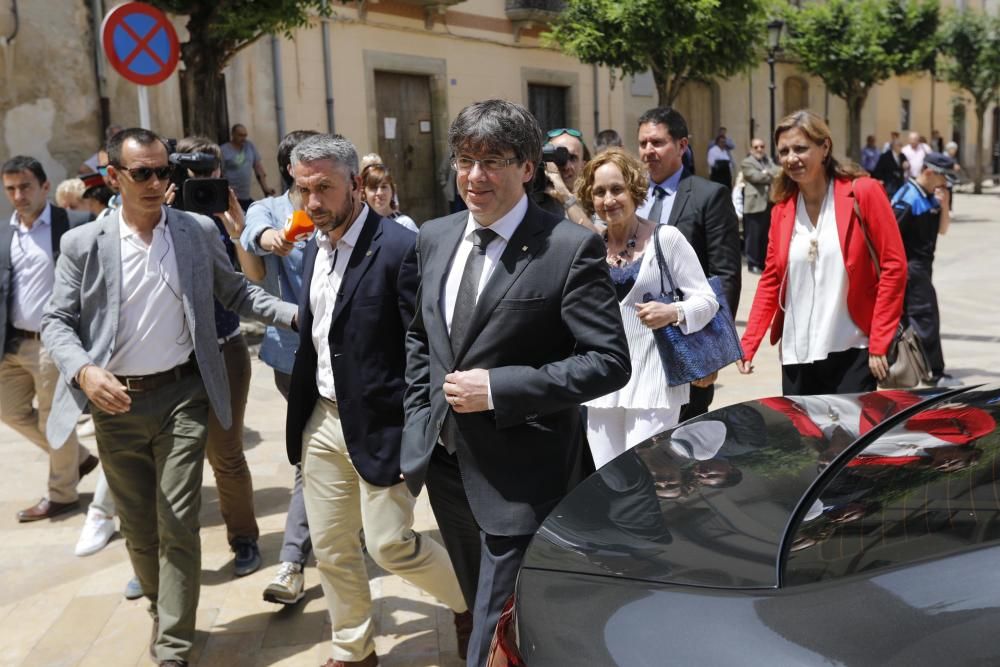 Puigdemont torna a Amer per celebrar la diada del Gremi de Pastissers