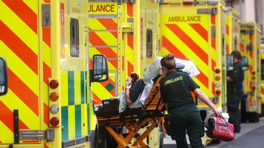 Ambulancias en Londres.