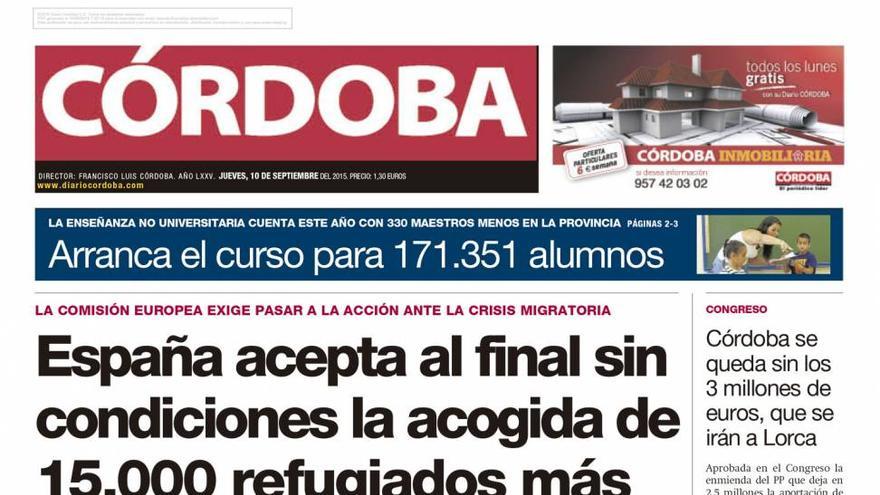 La portada de CÓRDOBA