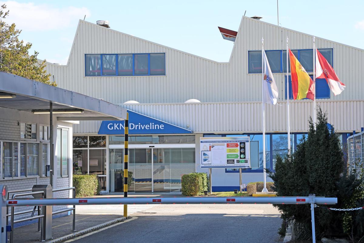 Vista exterior de la factoría de GKN Driveline en Vigo.