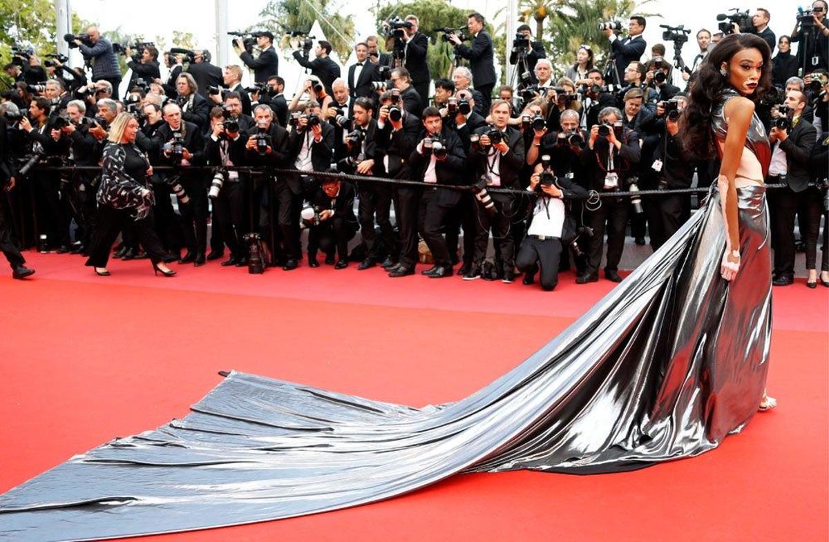 Winnie Harlow en la presentación de 'Solo: A Star Wars Story' en Cannes