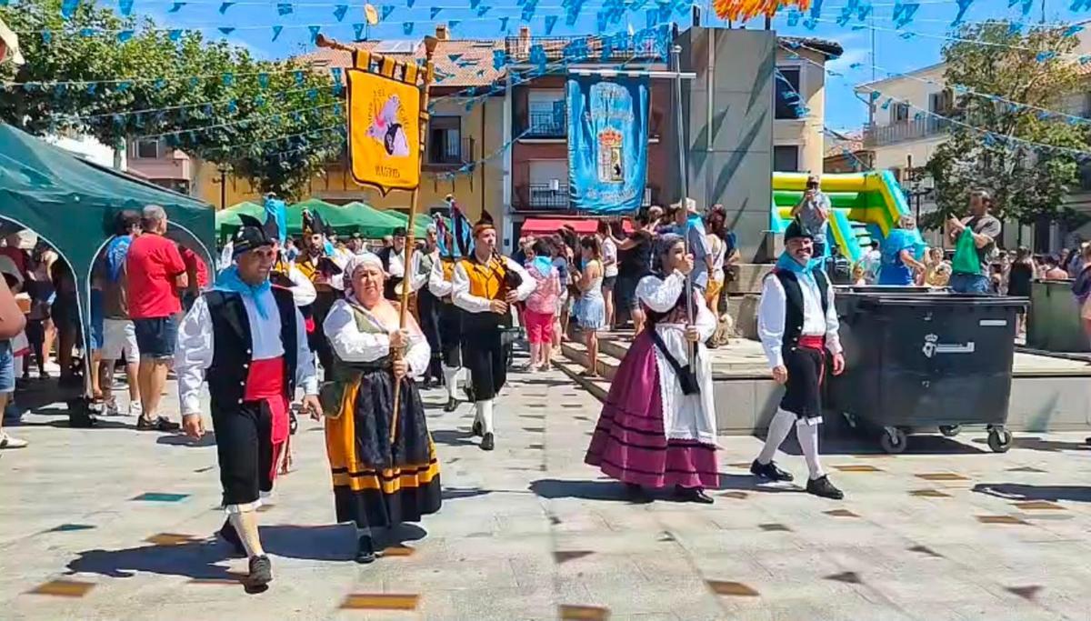 Una imagen de la fiesta, con Juan Antonio García primero por la izquierda
