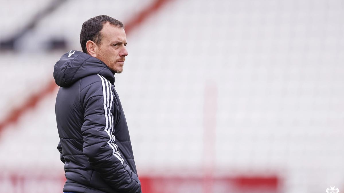 Alberto González, entrenador malagueño del Albacete.
