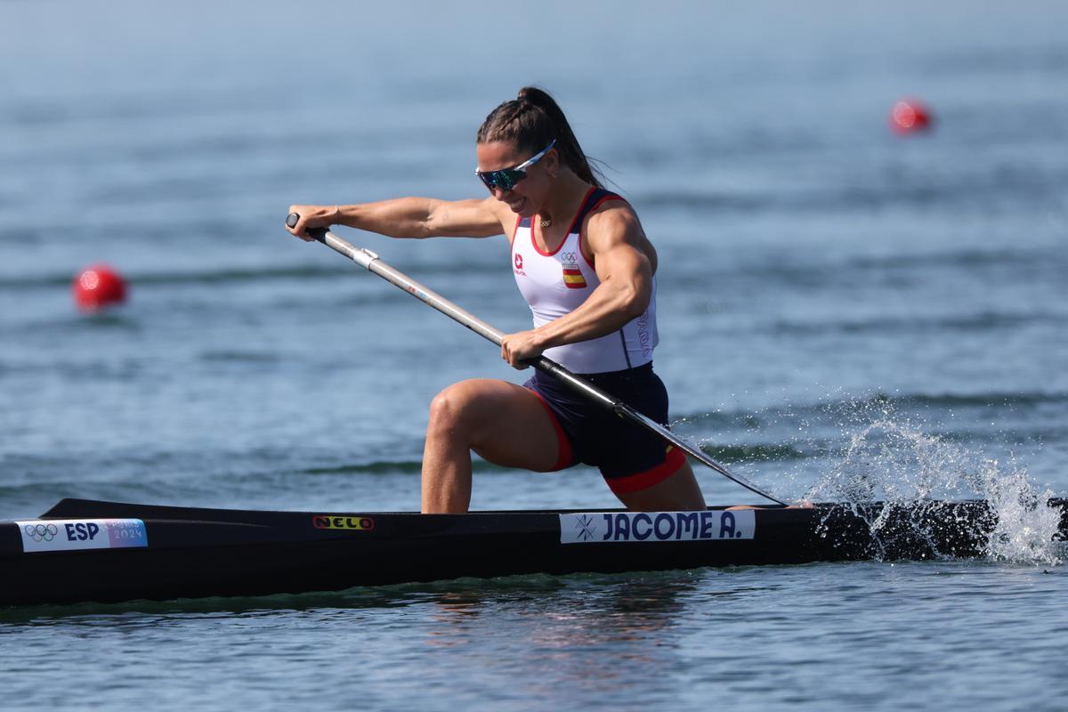 Antía Jácome, cuarta en la final de C1 200