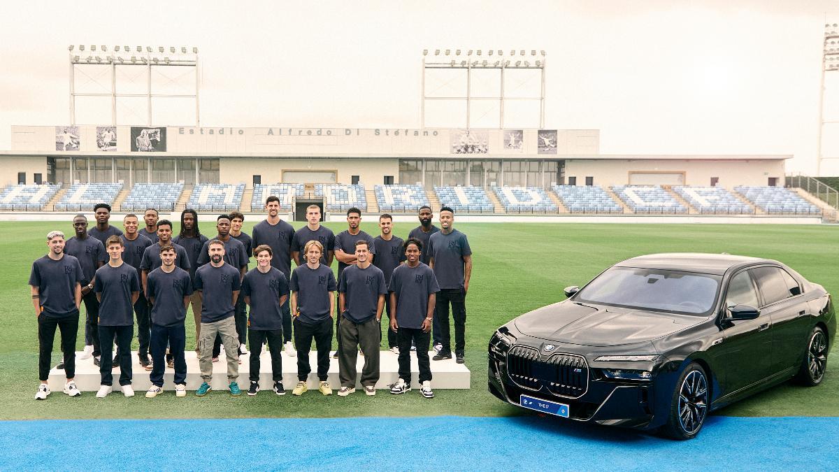 La plantilla del Real Madrid, con BMW por tercera temporada