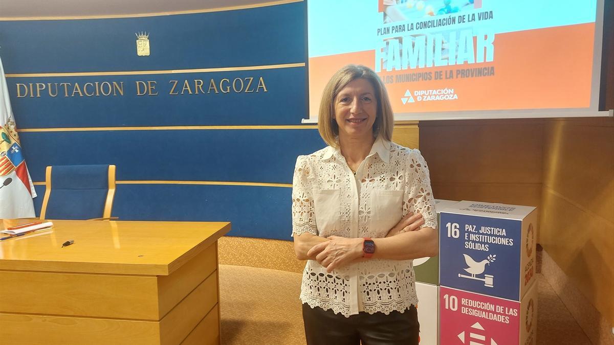 La diputada delegada de Igualdad de la DPZ, Manuela Berges.