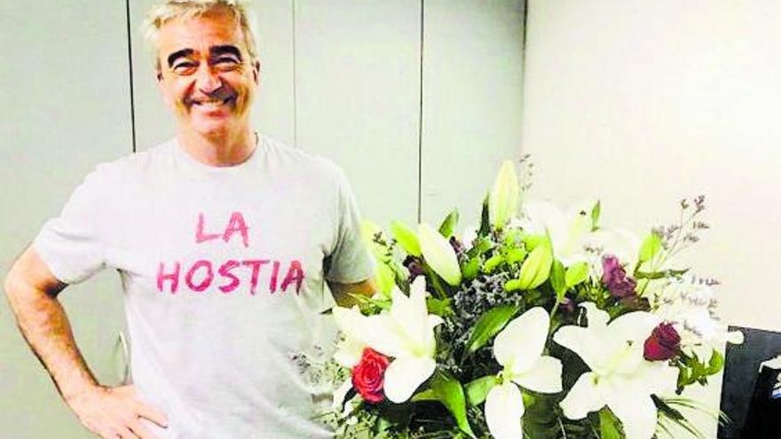 Carles Francino, en su regreso al programa de radio ‘La Ventana’.   | // INSTAGRAM