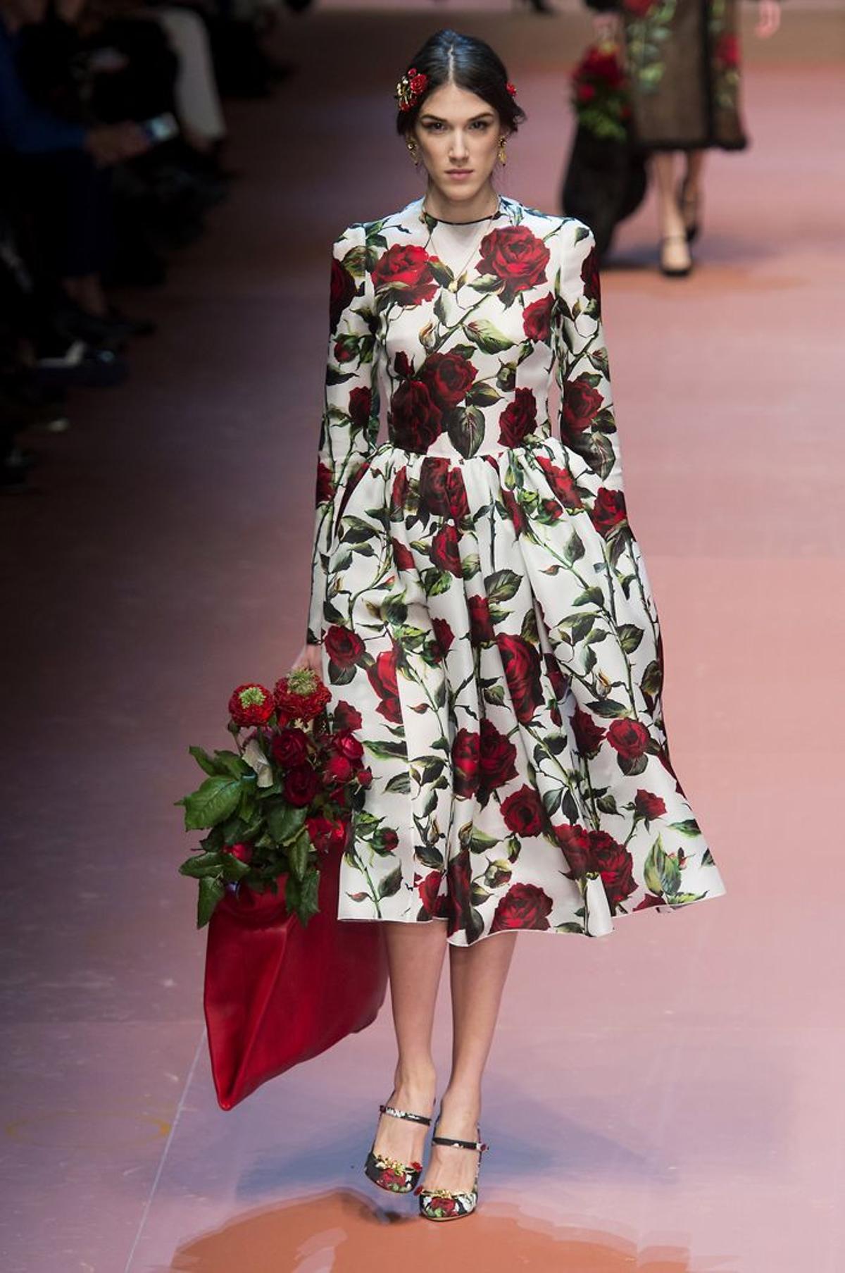 Vestido de flores de Dolce &amp; Gabbana
