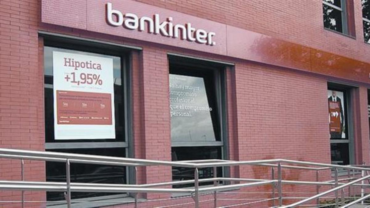 Campaña publicitaria de Bankinter para difundir su último producto hipotecario.
