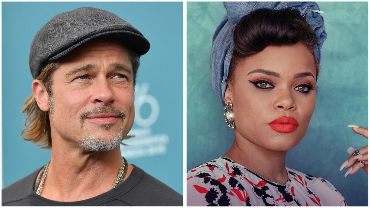 Brad Pitt y Andra Day.