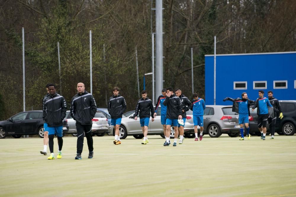 Entrenamiento del Real Oviedo