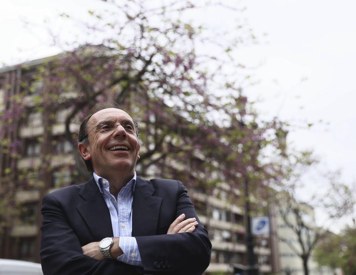Fernando Villabella, presidente del Alimerka Oviedo Baloncesto.  |