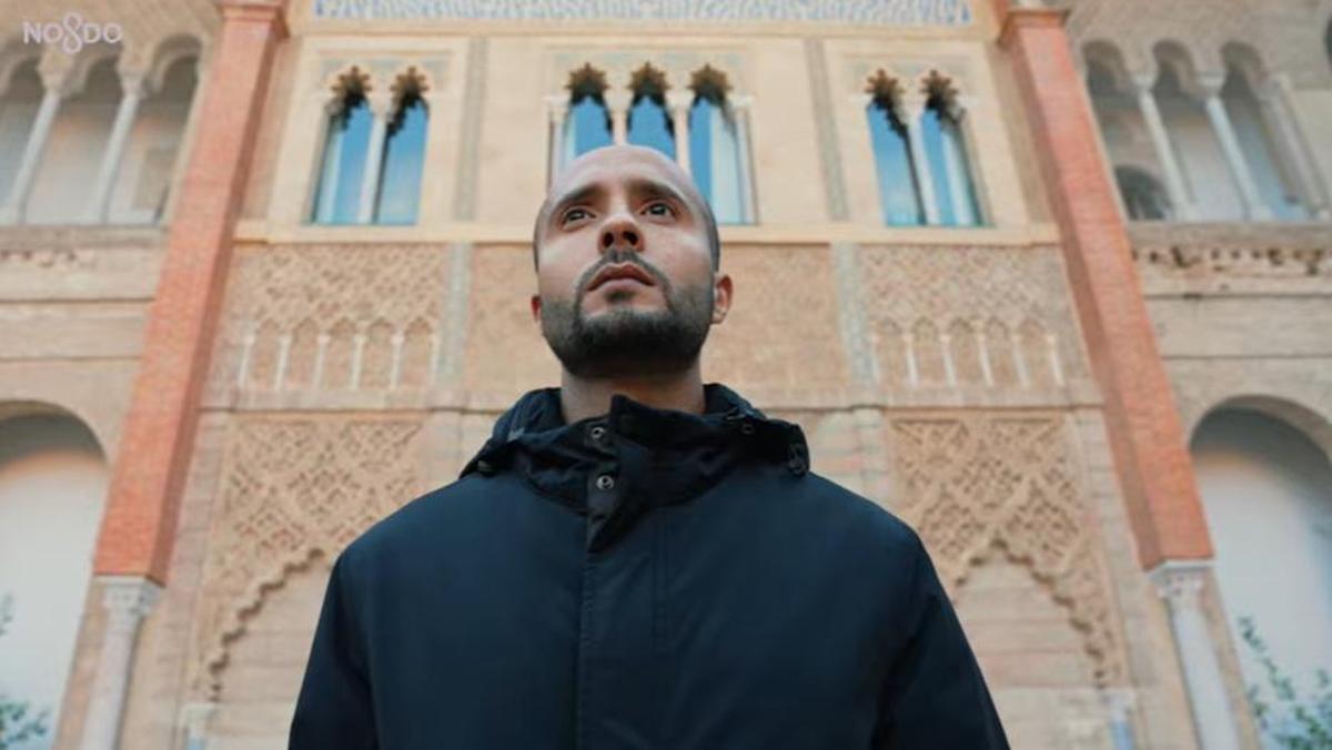 Marouane, en el vídeo difundido por la Policía Local