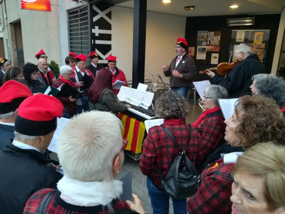 Cantada de caramelles de la Coral Estel a Gironell