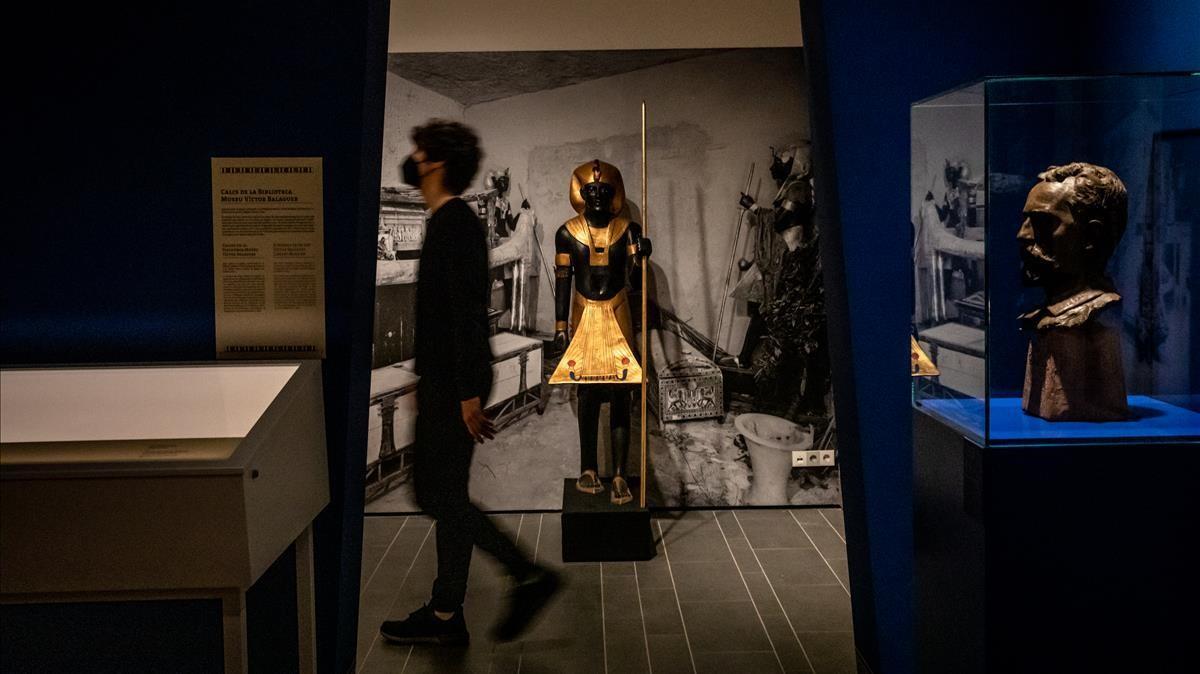 Sala de la exposición 'Udyat' en el Museu Etnològic de Barcelona.